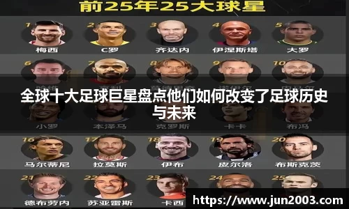 全球十大足球巨星盘点他们如何改变了足球历史与未来